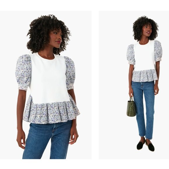 Hyacinth House Tops - Hyacinth House | NEW Mixed Media Savannah Blouse Size XL